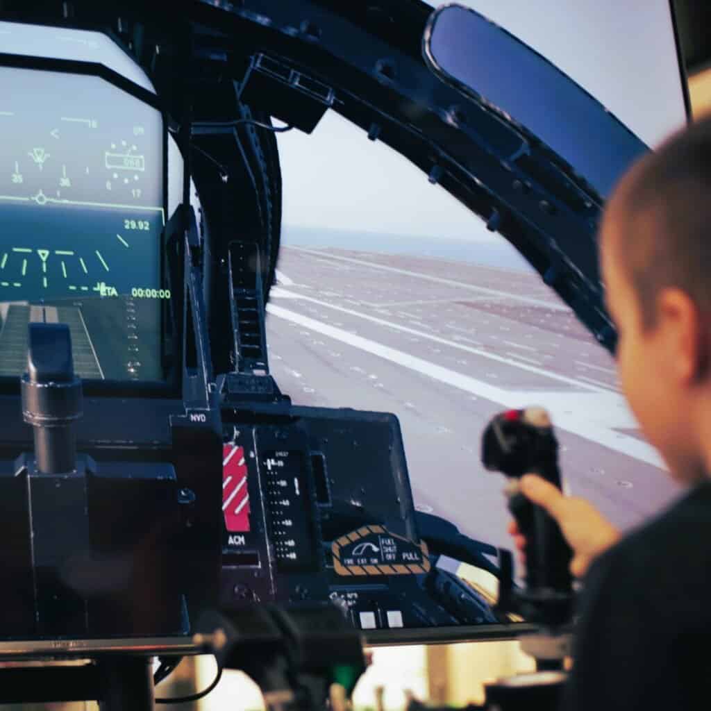 Top Gun Simulator rental in UK London. Rent jet fighter simulators for celebrations party with RoarFun