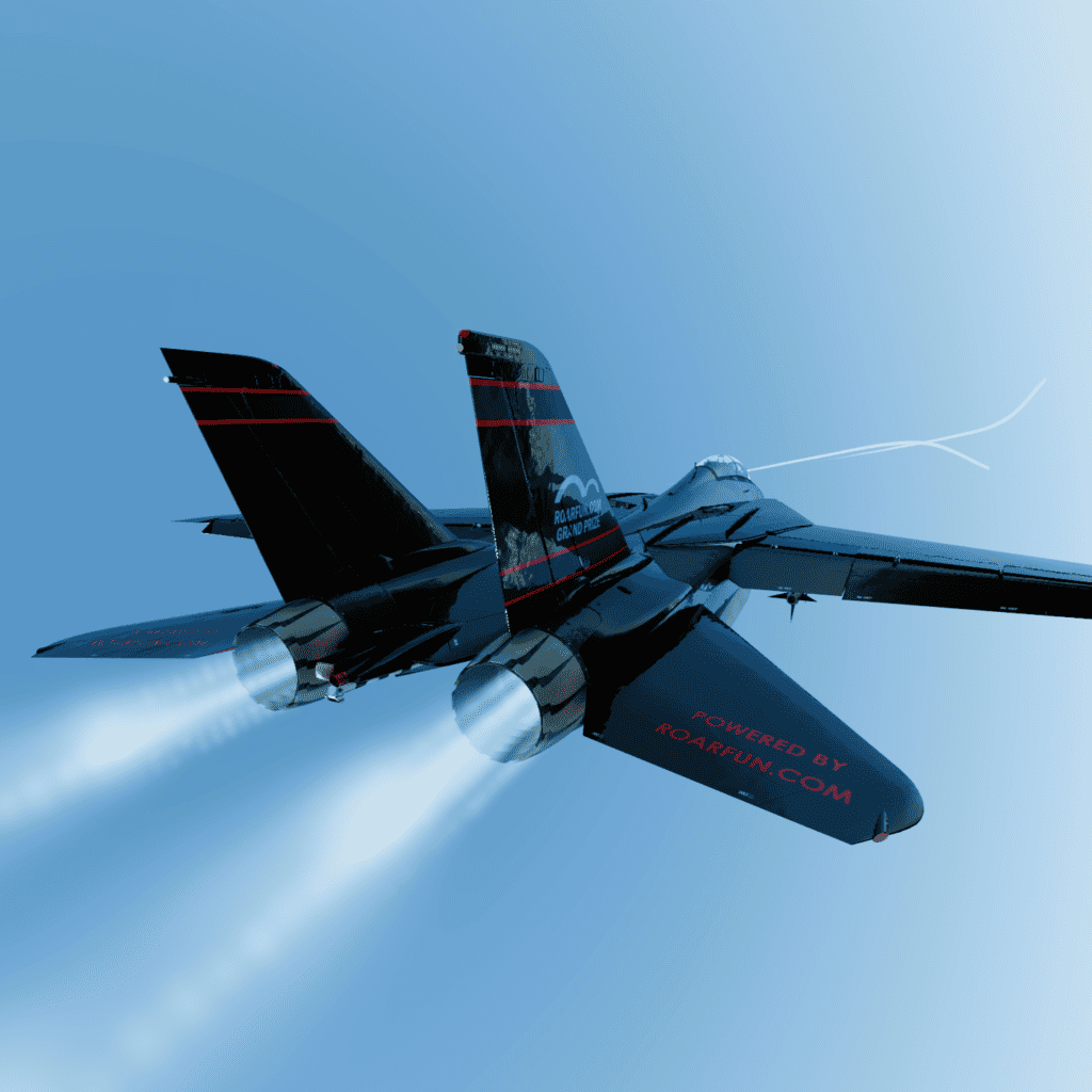 Hire Jet Fighter Simulator Top Gun Maverick UK with delivery and support. Rent jet fighter simulators for party with support in London with RoarFun
