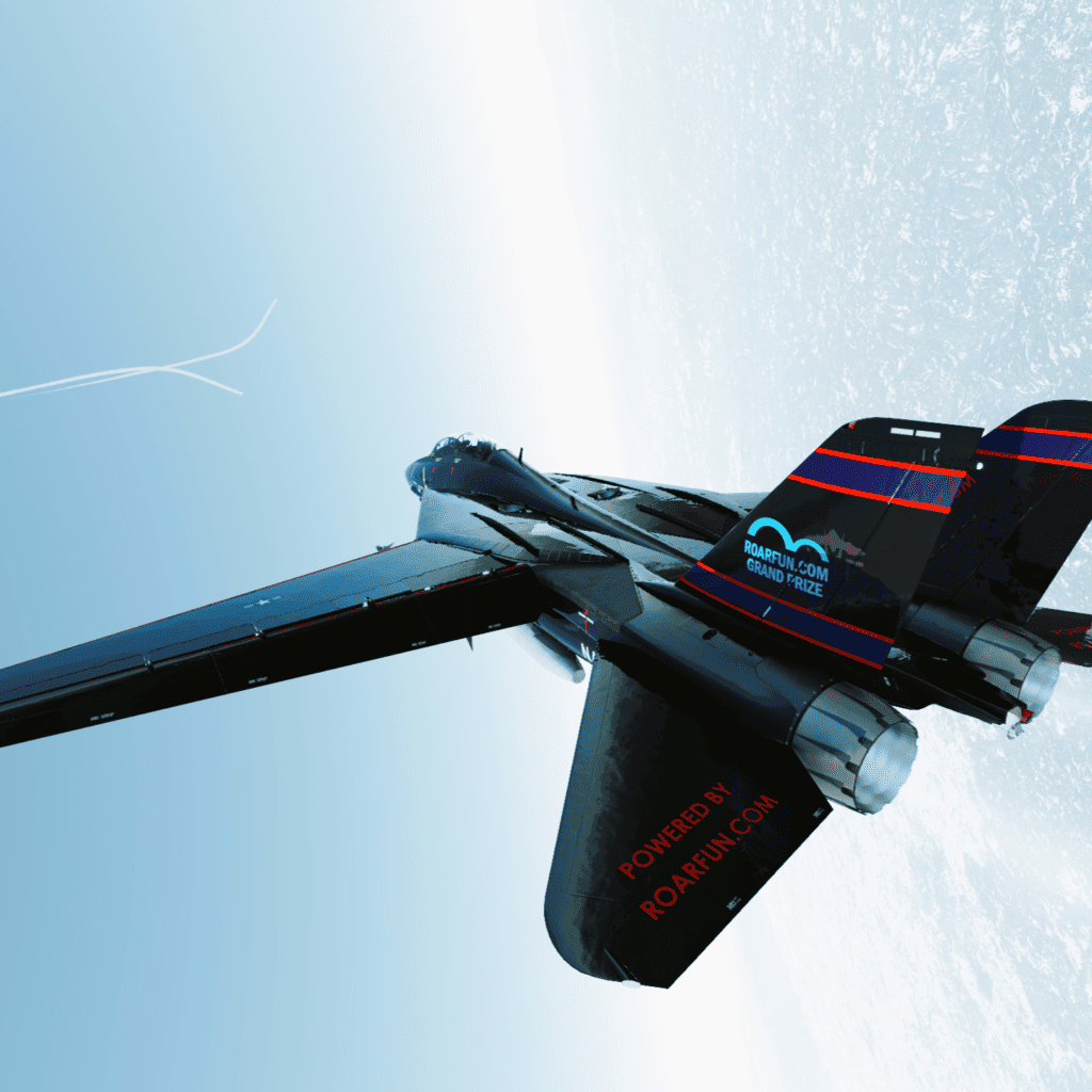 Hire Jet Fighter Simulator Top Gun Maverick in EU from movie in Frankfurt with delivery and support. Rental jet fighter simulators for company event turnkey with RoarFun