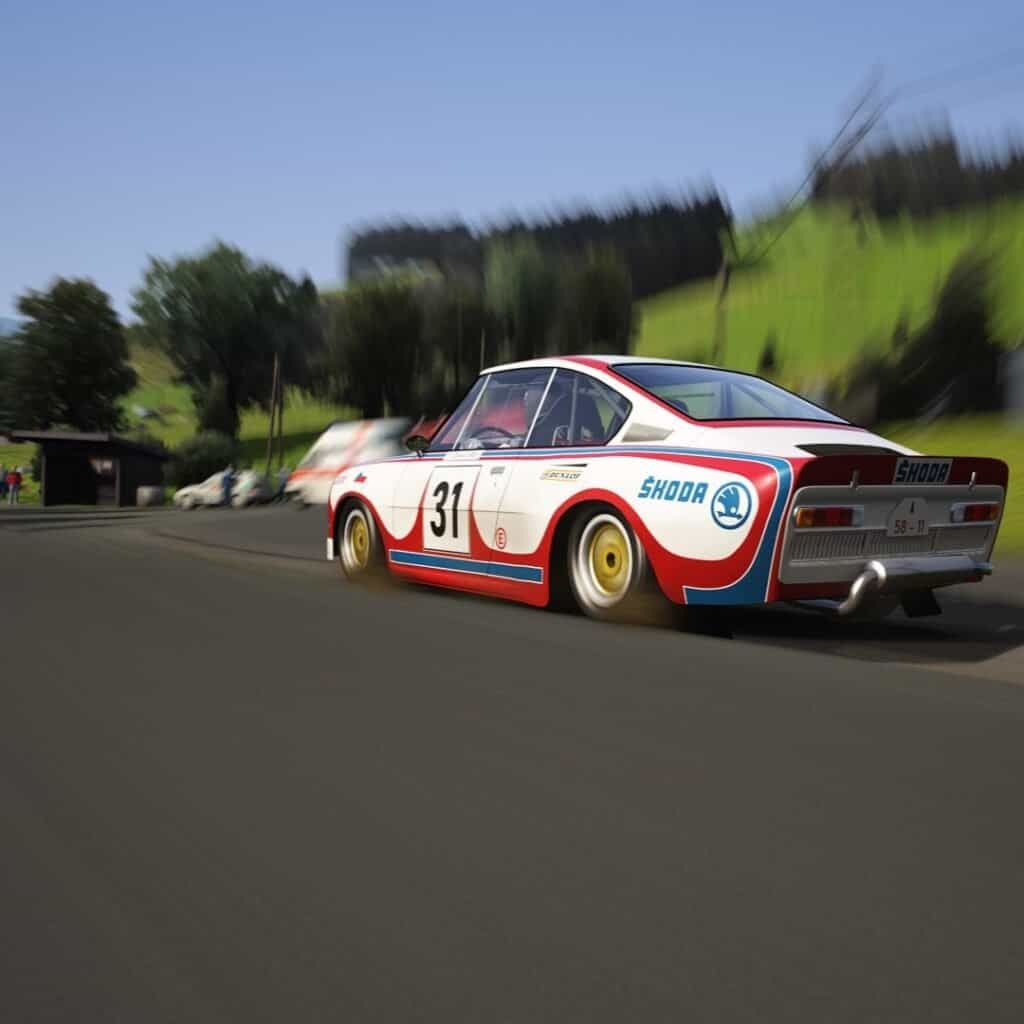 Show the history of Czech automotive experience with a car simulator by RoarFun