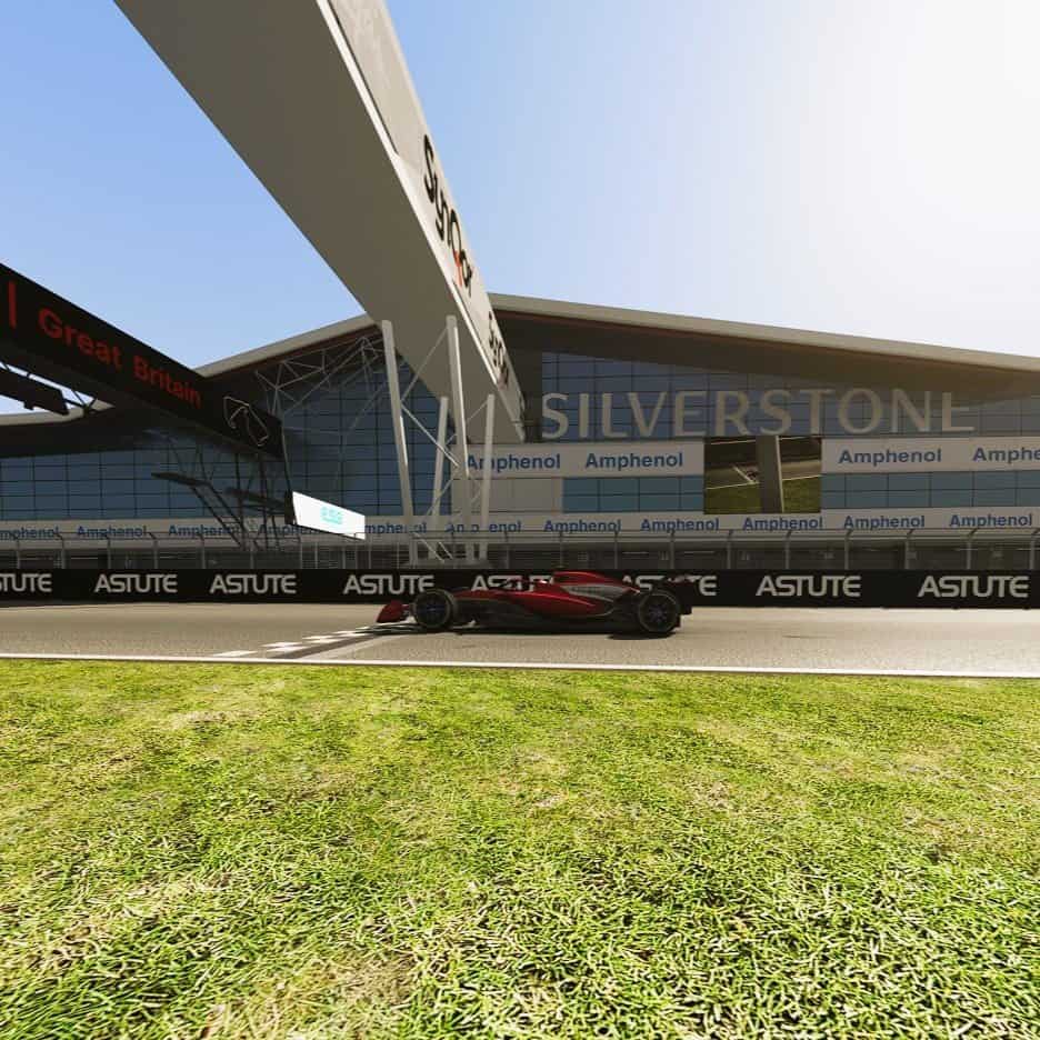 Emotional branding example for our client with the Silverstone start finish line.